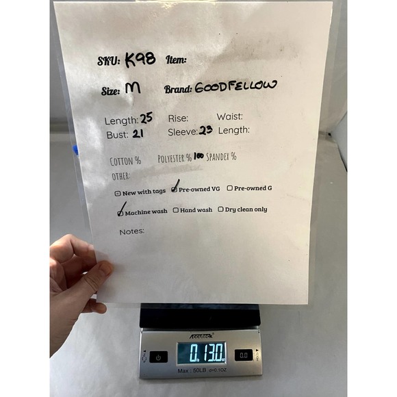 Goodfellow & Co Pullover Cream And Tan Sweater - Picture 3 of 3